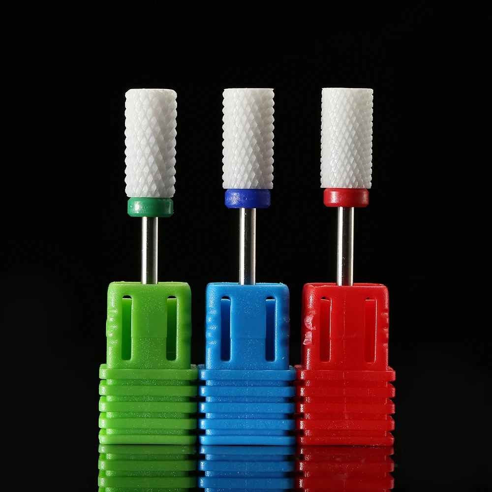 Керамическая Алмазная фреза для ногтей роторные сверла маникюра кутикулы