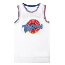 Movie Cosplay Costumes Space-Jam #23 JD #1 BUGS #10 LOLA #22 Murray Bunny Basketball Jersey Stitched Number