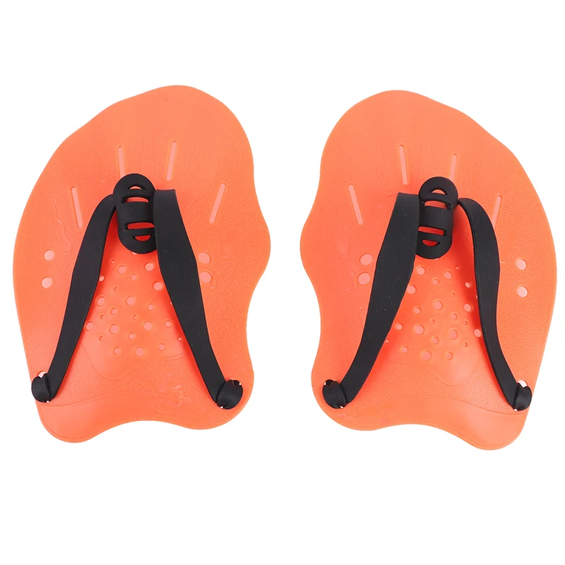 

1 Pair Of Swimming Paddle Training Adjustable Hand Fin Glove Pad Fin For Male Female Children With Novel And Popular Style