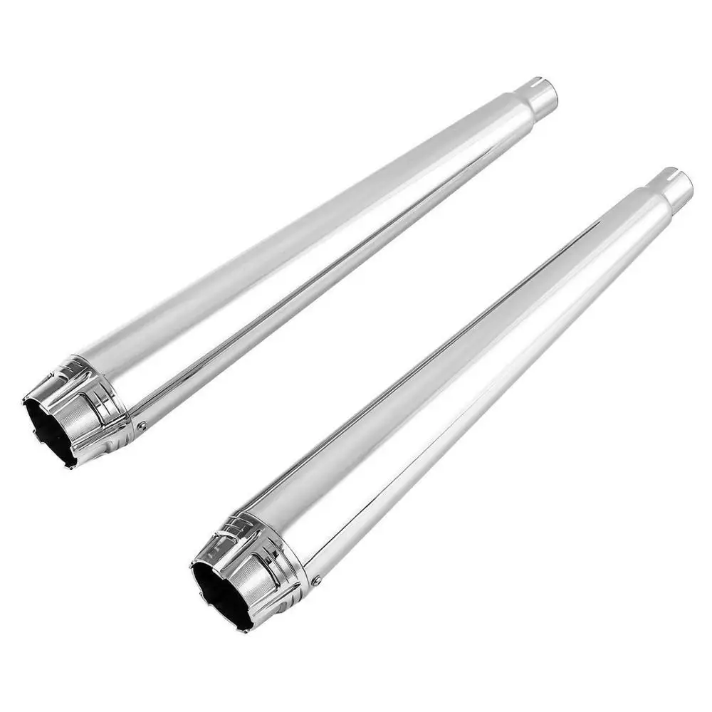 

Motorcycle Megaphone Slip-On Mufflers Dual Exhaust For Harley Touring Road King Street Glide Road Glide 1995-2016