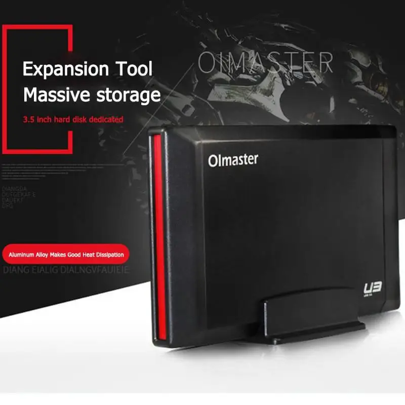 OImaster EB-330U3 3,5 дюймов USB3.0 для SATA высокоскоростной SDD HDD корпус внешний жесткий диск корпус hdd коробка