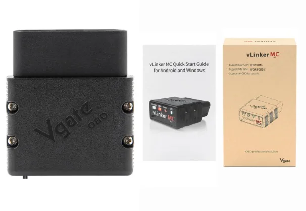Vgate vLinker MC V2.2 Bluetooth для Android OBD OBD2 автомобильный диагностический инструмент PK OBDLINK |