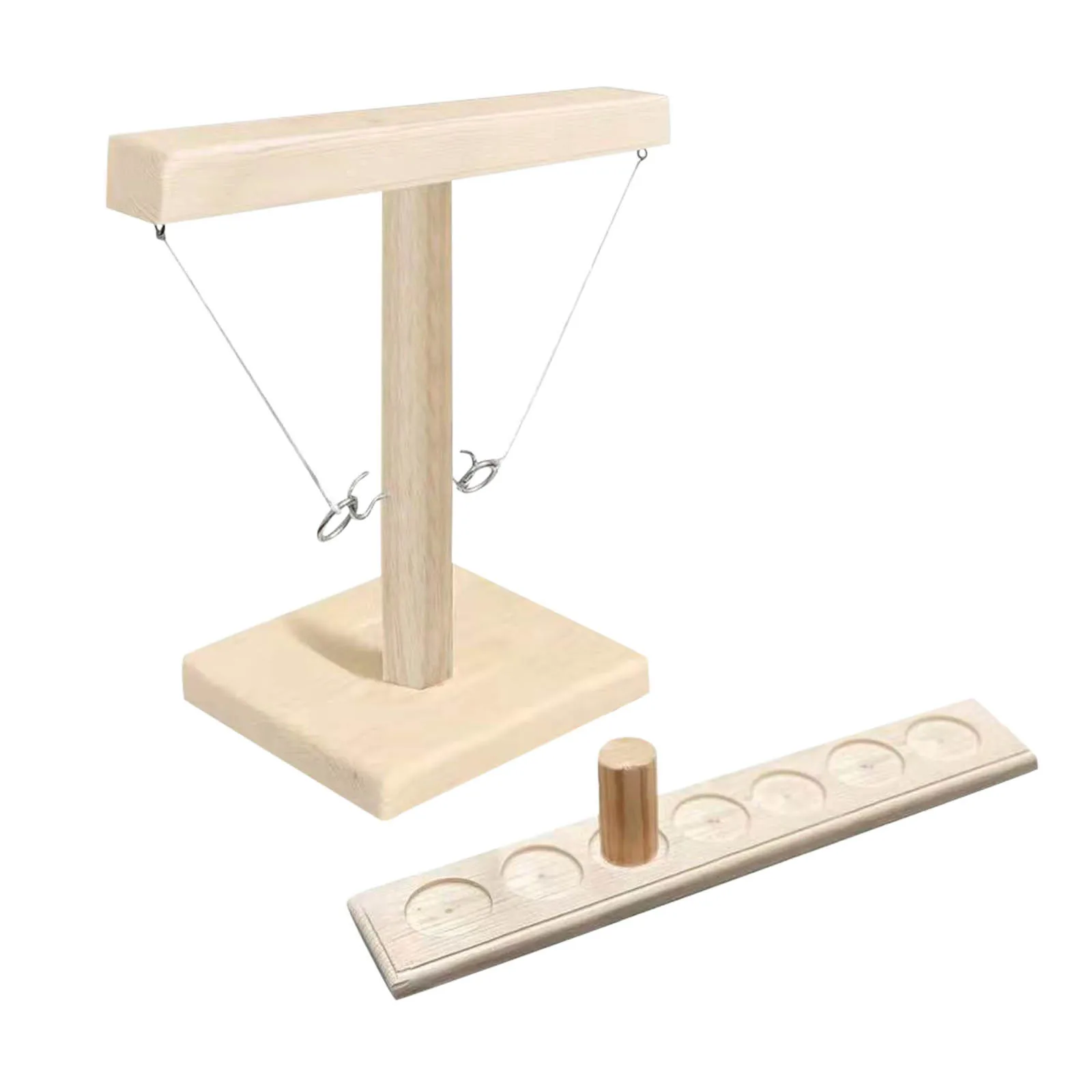 Вечерние игрушки ручной работы деревянные кольца крючки быстро развивающаяся