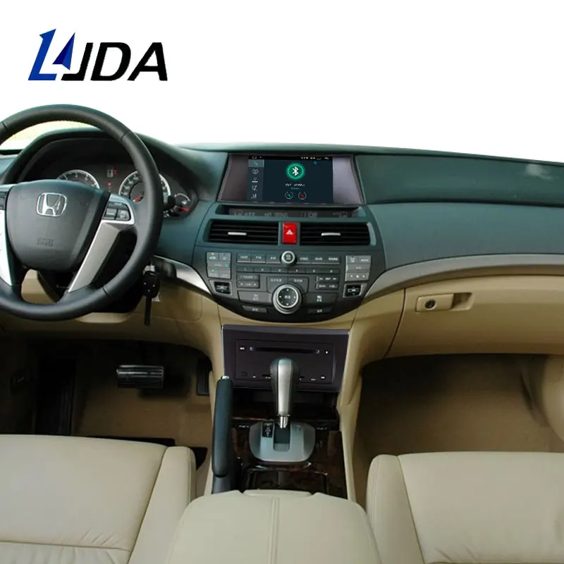 LJDA 2 DIN Android 10 автомобильный dvd-плеер для Honda Accord 2008-2013 Радио Аудио wifi Canbus gps навигация автомобильный мультимедиа