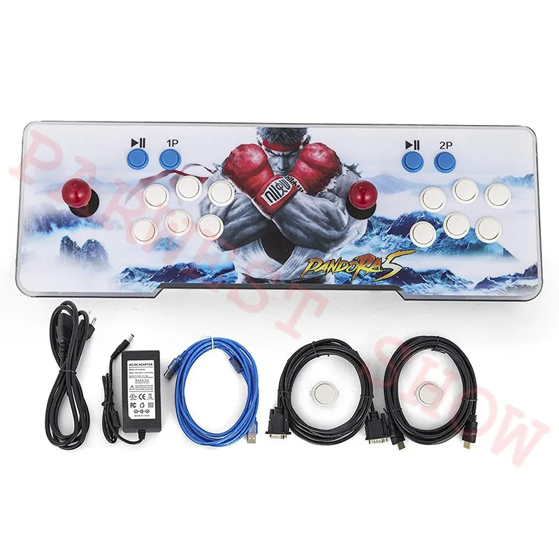 C MODEL Pandora Box 9d 2500 В 1 игровая печатная плата аркадная игровая консоль 2500 игр с джойстиком Sanwa для 2 игроков домашняя Боевая машина - Цвет: C MODEL