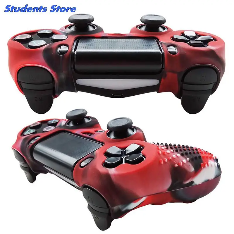 Anti Slip Silicone Protective Skin Case For Dualshock 4 PS4 DS4 Pro Slim Controller Cover Analog Grip | Электроника