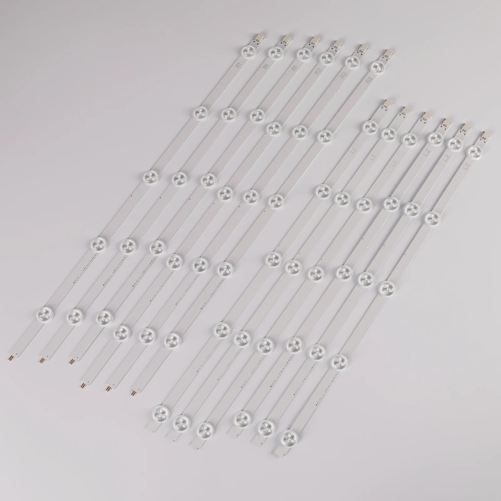 original 12 PCS(3*R1 3*L1 3*R2 3*L2) LED Backlights for 6916L-1273A 6916L-1241A 6916L-1276A 6916L-1272A LG 50LN5400 100%NEW |