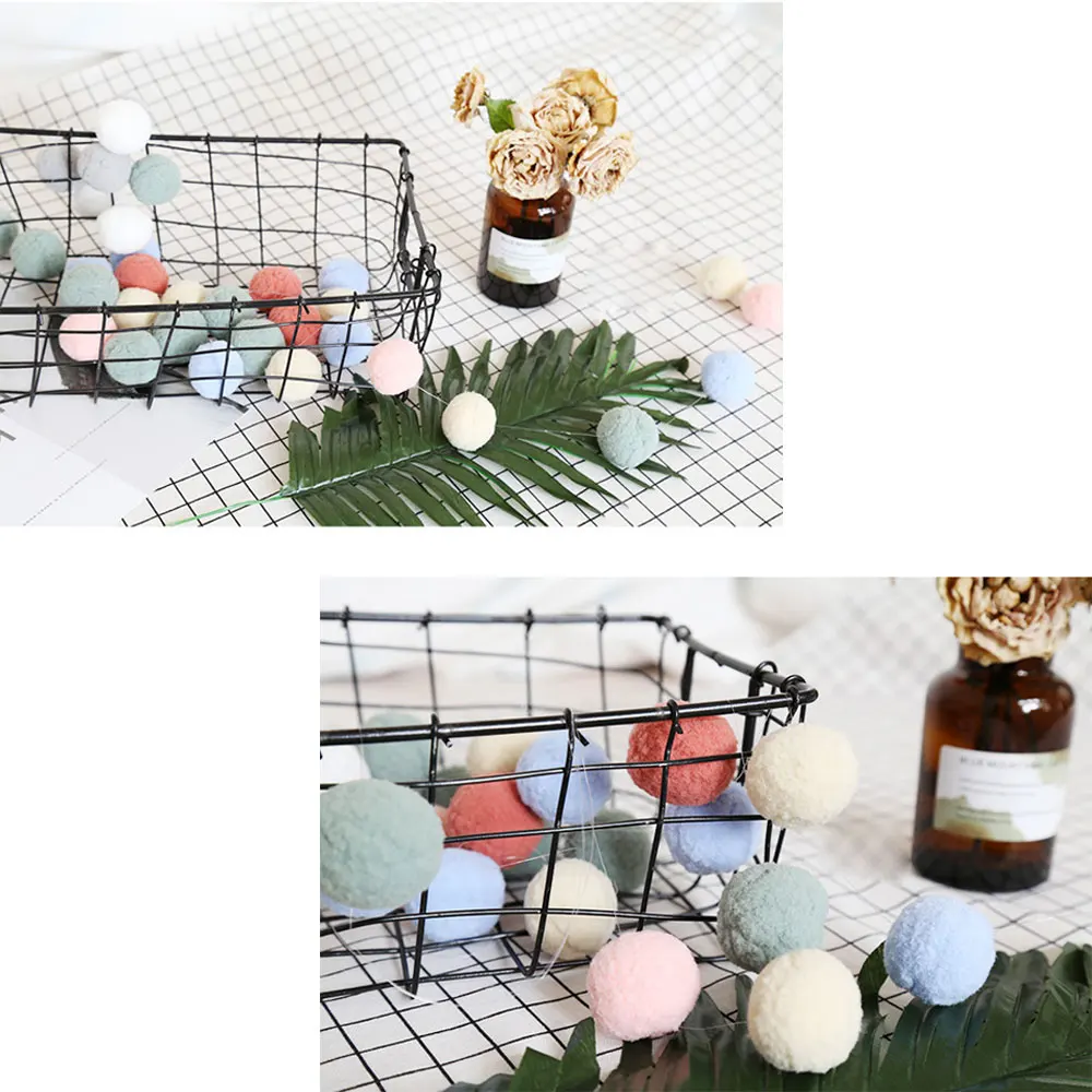 30 шт DIY Pom мяч висячие украшения ручной работы дома Декор детей детской Комнаты