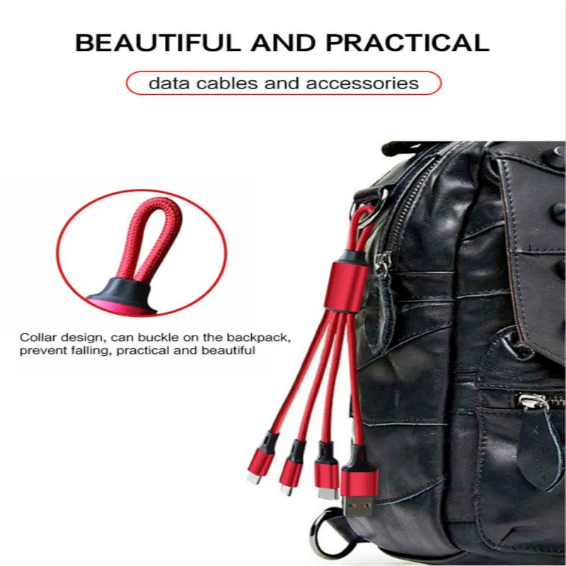 Usb-кабель для зарядки и передачи данных 3 в 1 | Мобильные телефоны аксессуары