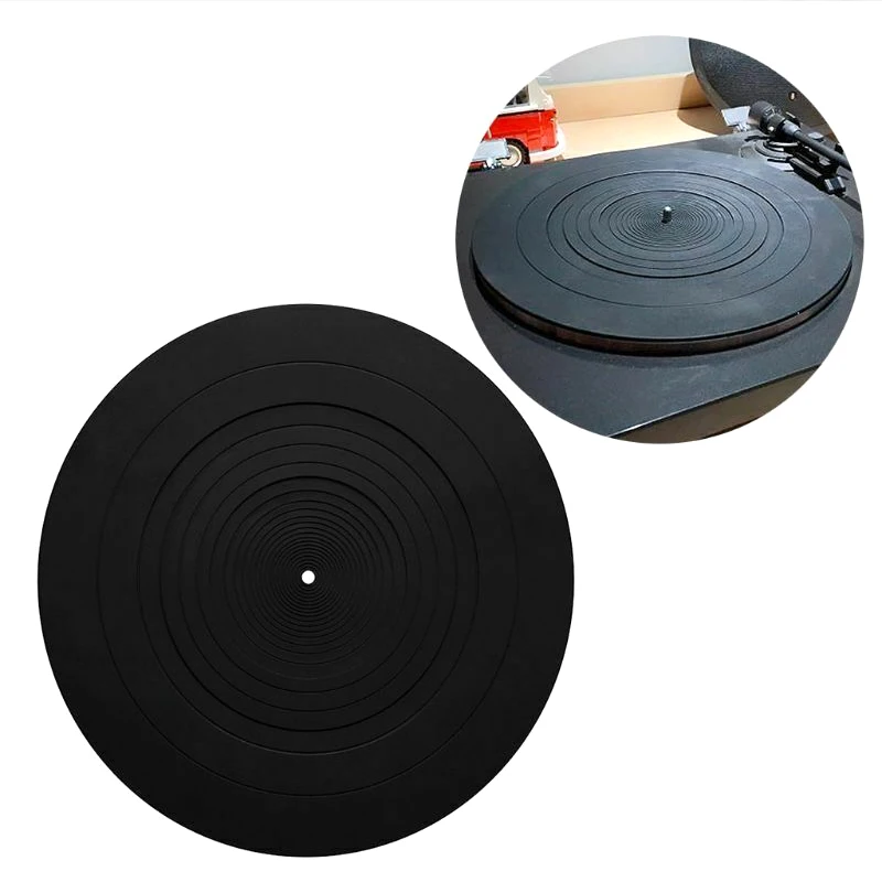 New Anti-vibration Silicone Pad Antislip Mat Shockproof for Phonograph Vinyl Record XD88 | Спорт и развлечения
