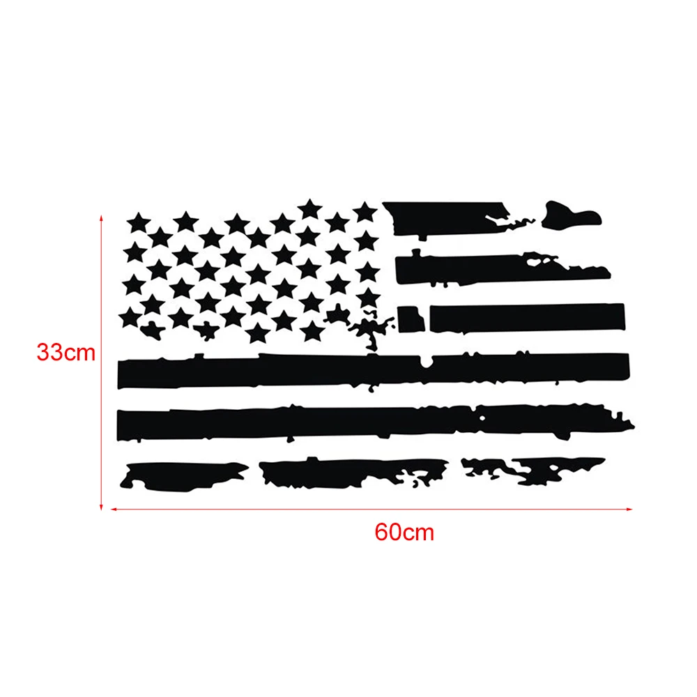 Auto Decoration Sticker Car Exterior Hood Stickers USA Flag Decal Vinyl For Jeep Wrangler | Автомобили и мотоциклы