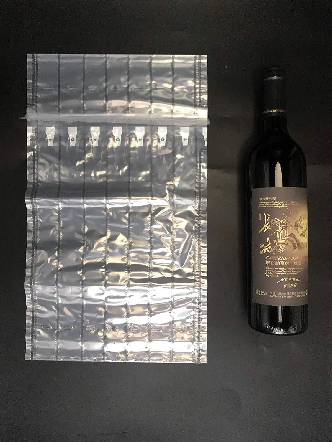 

metable 15pcs Wine Bottle Protector Bubble Cushion Wrap Glass Sleeves Luggage Safety Shipping Inflatable Air Filled Package Bags