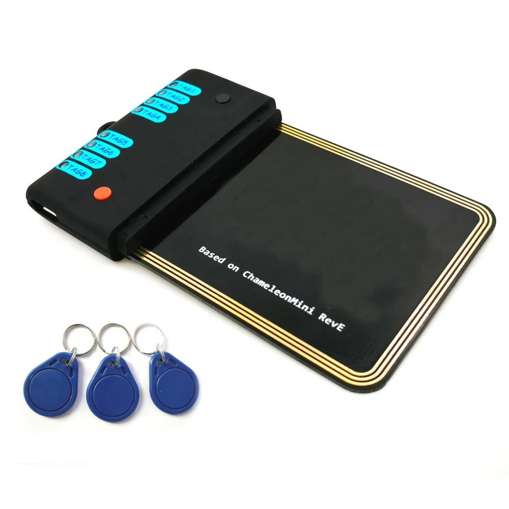 

Updated Version Chameleon Mini RDV2.0 13.56MHZ ISO14443A NFC RFID reader writer for Nfc card copier clone crack