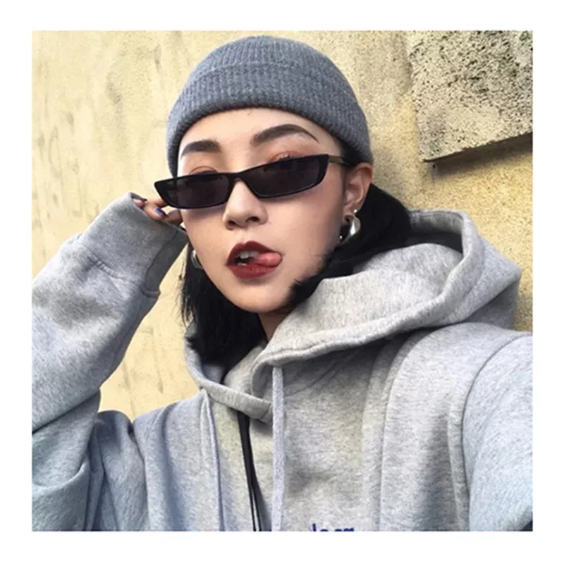 Мужская/женская зимняя теплая вязаная шапка одноцветная Кепка с дыней Зимний