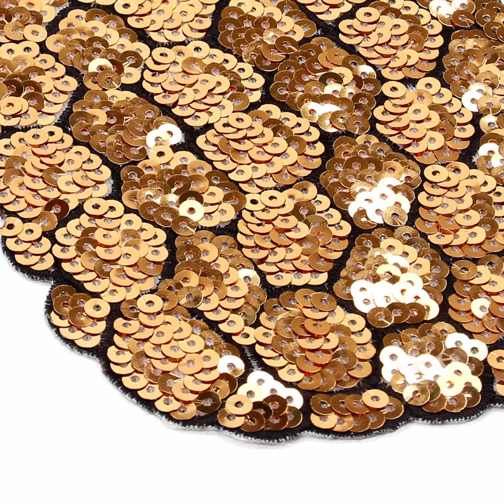 1 шт. Блестящие Блестки ананас на патч Вышивка швейная ткань Стикер одежда DIY