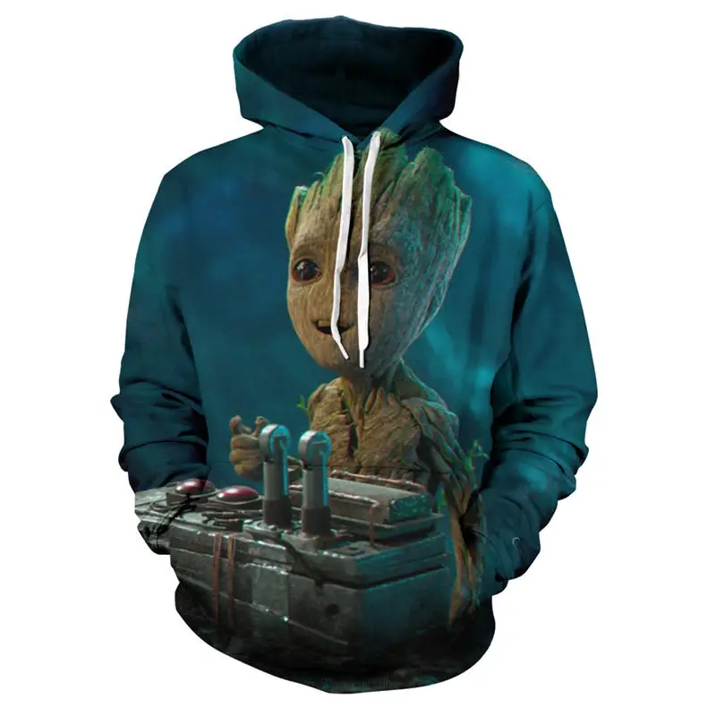 

Hoodie 2021 New Galaxy Guardian Movie 3D Printed Clothes Long Sleeve Funny Pullover Men's Sportswear Fashion Top