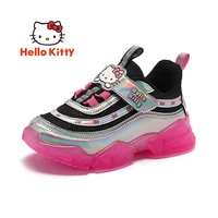hello kitty fashion cute cartoon print flat shoes simple non slip comfortable breathable childrens casual shoes