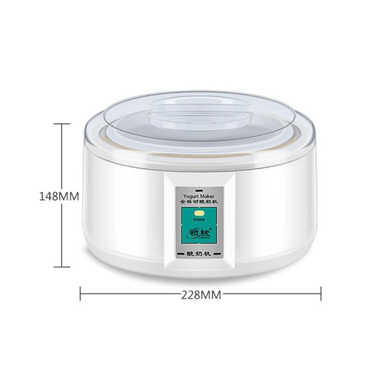 

1.5L Yogurt Maker with 7 Glass Ferment Jars Automatic Yogurt Machine Household DIY Automatic Yogurt Tools Kitchen Appliance 220V