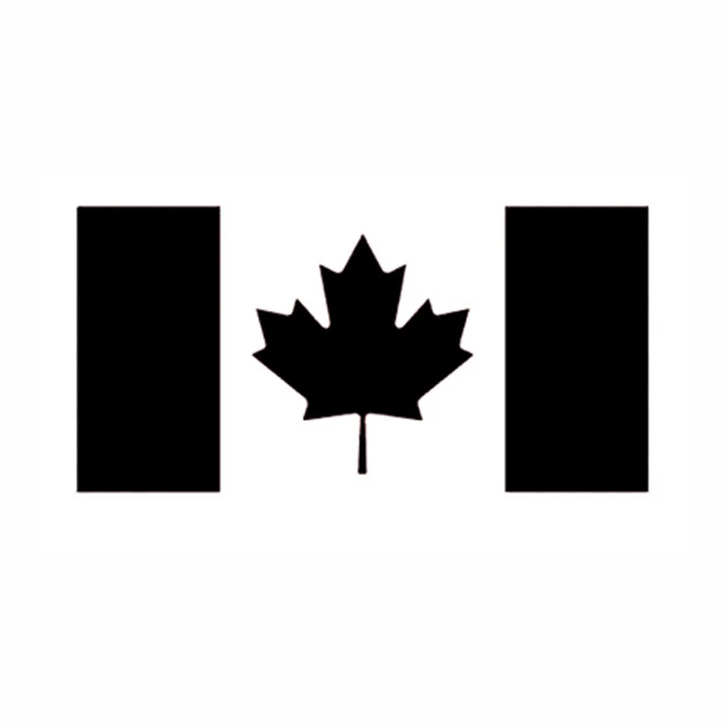 

Car Sticker, Fashion Car Sticker with Canadian Flag Design PVC Waterproof and Sunproof Black/silver 17.2cm*8.5cm