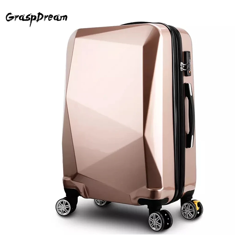 Алмазный чемодан на колесиках для мужчин и женщин дорожная сумка спиннинга