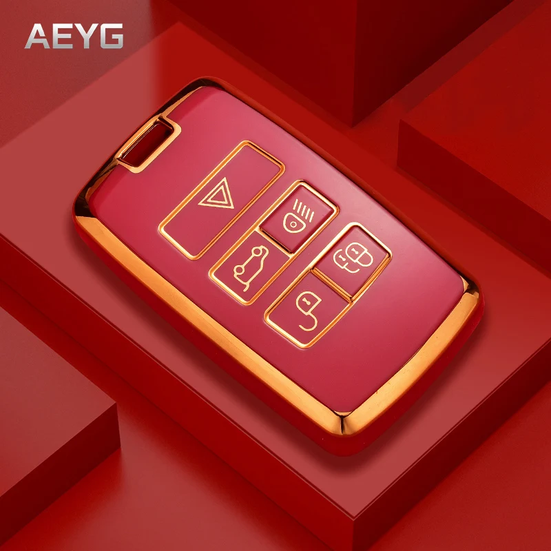 

TPU Car Remote Key Cover Case Shell Fob For Land Rover Range Rover Sport Evoque Velar Discovery 5 Car Key Protector Accessories