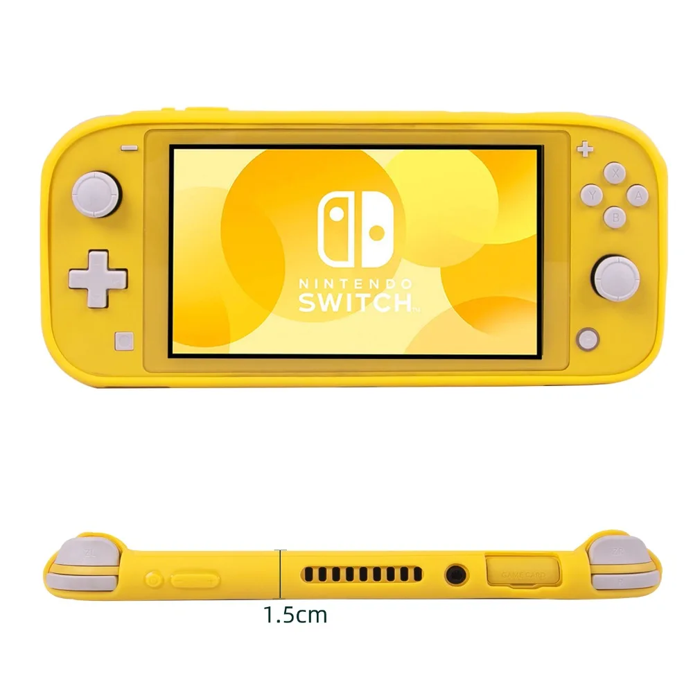 Мягкий ТПУ чехол CHINFAI для shand Switch Lite эргономичный Нескользящий Резиновый защитный чехол-подставка для NS Switch Lite мини-консоль