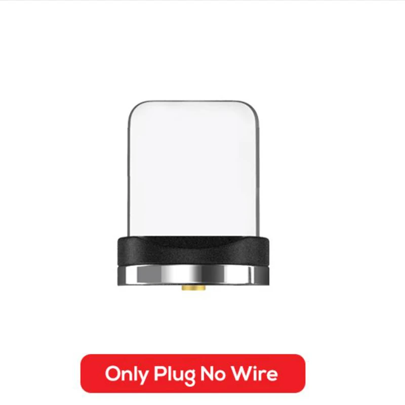 Only Plug No wire Магнитный кабель 3A Micro usb type-C для iPhone X XS XR 7, быстрая зарядка, USB-C, магнитное зарядное устройство для телефона, кабели для samsung Xiaomi - Тип штекера: Only Plug No wire