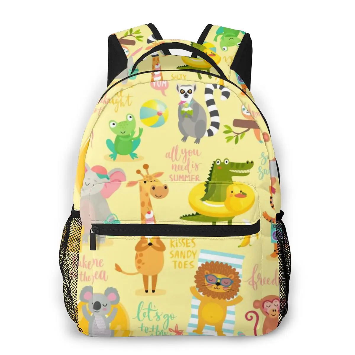 

Школьные ранцы для мальчиков-подростков, милые летние школьные ранцы для учеников, для пляжа и учебников с животными