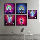 Алмазная 5d-картина сделай сам, статуя индийского Будды, медитация, мандала, психоделическая Йога, бохо, алмазная вышивка крестиком, домашний декор