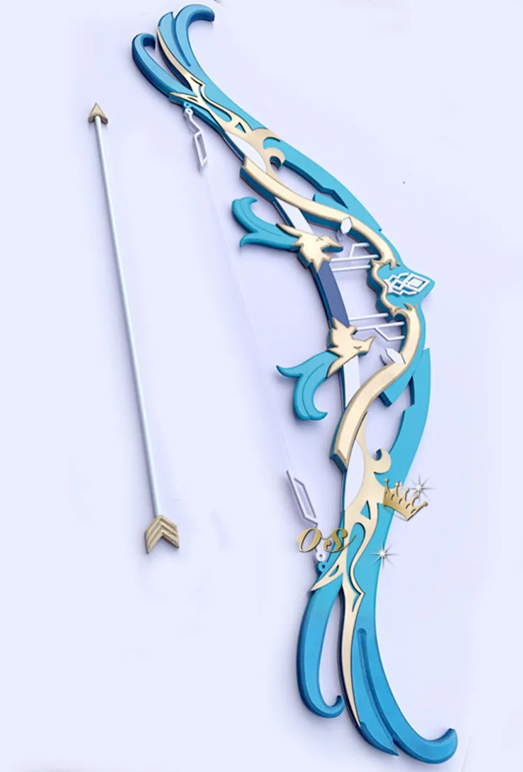 Game Genshin Impact Venti Cosplay Bow and Arrow Prop Weapons for Halloween Christmas Party Costumes Accessories Custom Hand Made |