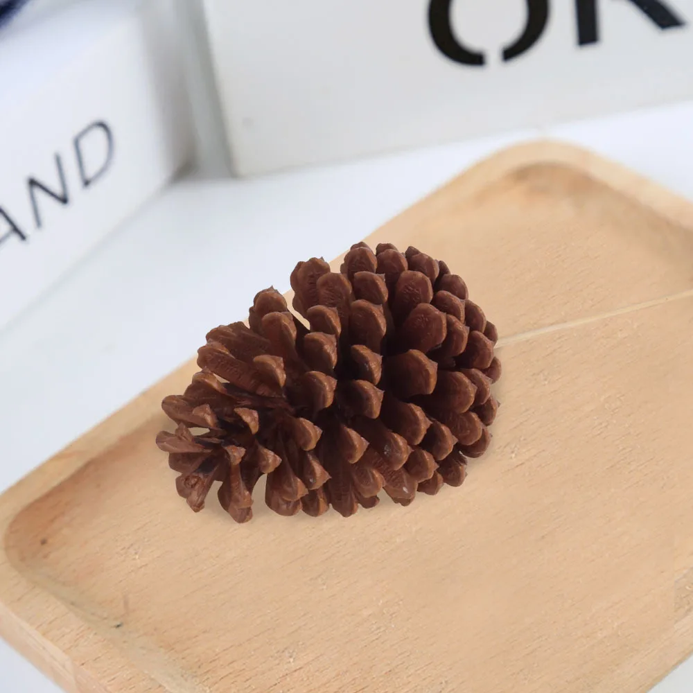 1 шт. Рождественское украшение большие натуральные сосновые конусы Pinecone