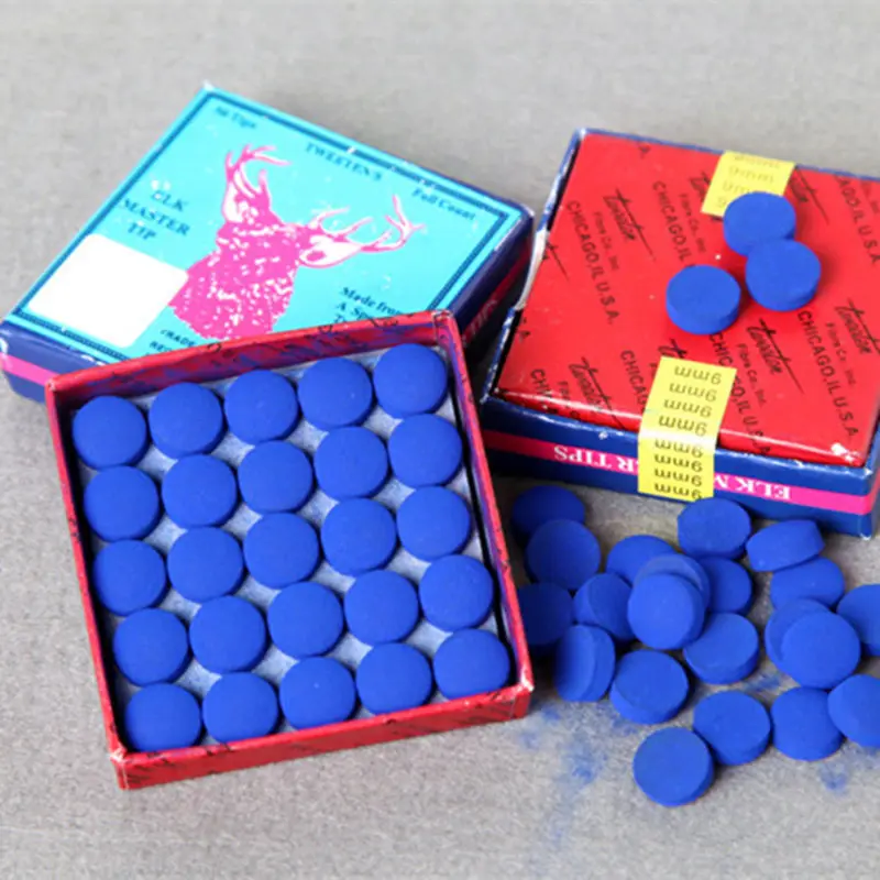 Fox Smiling 9/10/11/12/13mm Billiard Pool Cue Tips M Hardness Table Billiard Snooker Cue Stick Tip Billiard Cue Accessories