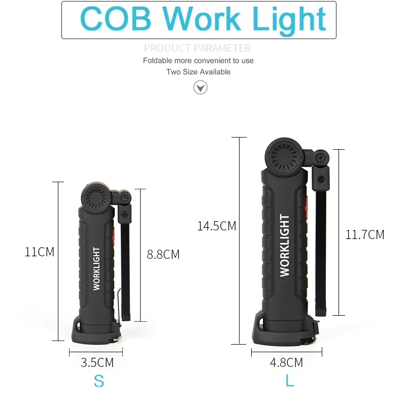 8000лм рабочий светильник USB COB светодиодный с магнитной вспышкой 5 режимов ультра