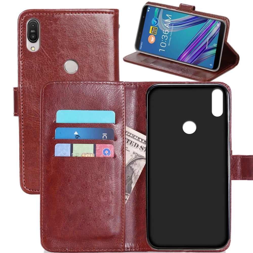 Xiaomi F1 Pocophone Redmi 7a 7 Note 5 6 k20 Pro Case Wallet Flip Silicone on Mi Leather PU Stand Cover | Мобильные телефоны и