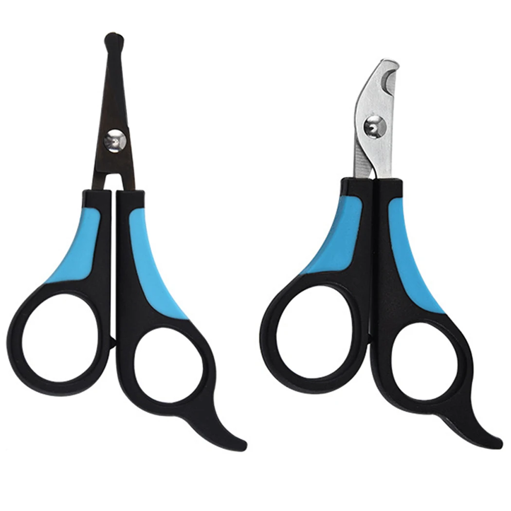 

2pcs Pet Nail Clipper Scissors Pet Dog Cat Nail Toe Claw Clippers Scissors Trimmer Grooming Tools for Animals Pet Supplies