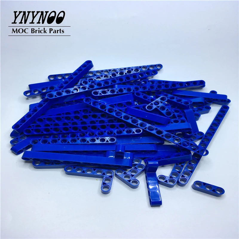 80Pcs/lot Technical Arm Beam Liftarm Frame Connector Pin MOC Bulk Building Blocks Bricks Parts for EV3 Model Toy Children - купить по