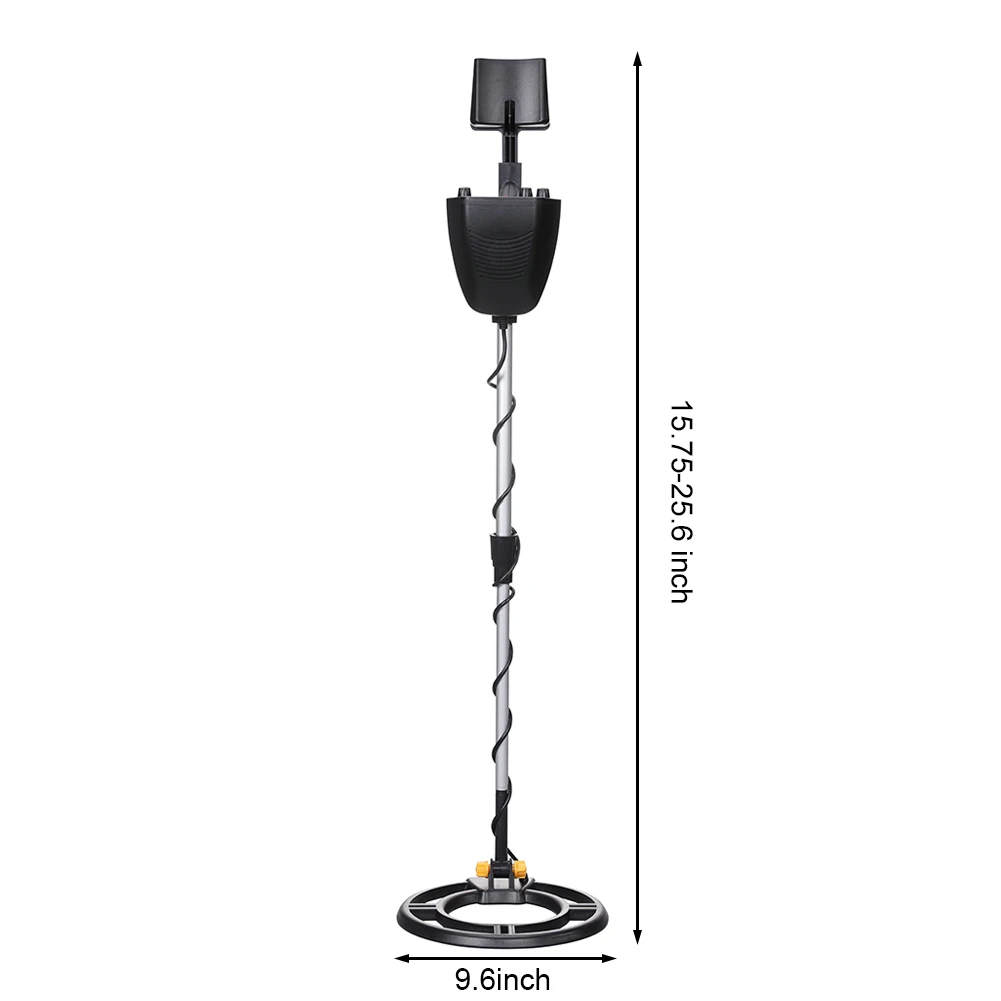 

MD940 Portable Gold Detector Waterproof Search Coil DISC ALL METAL and PINPOINT Metal Detector Underground Metal Detector