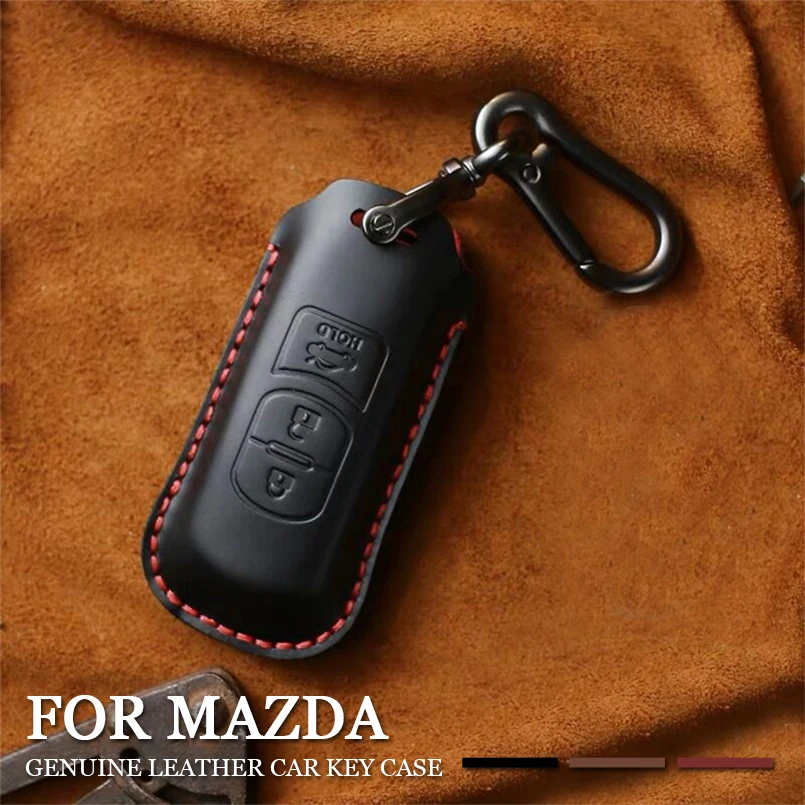 Автомобиль натуральная кожа пульт дистанционного управления смарт ключ чехол Fob