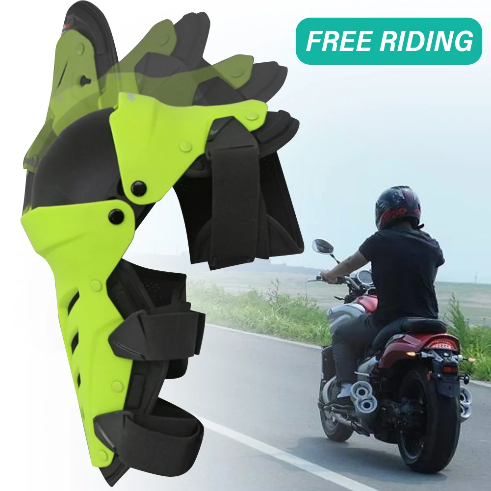 

2-Pack Motorcycle Knee Pads Protector Dual Use Sports Protection Support Kneepad Set Knee Protection Kit Kneepad