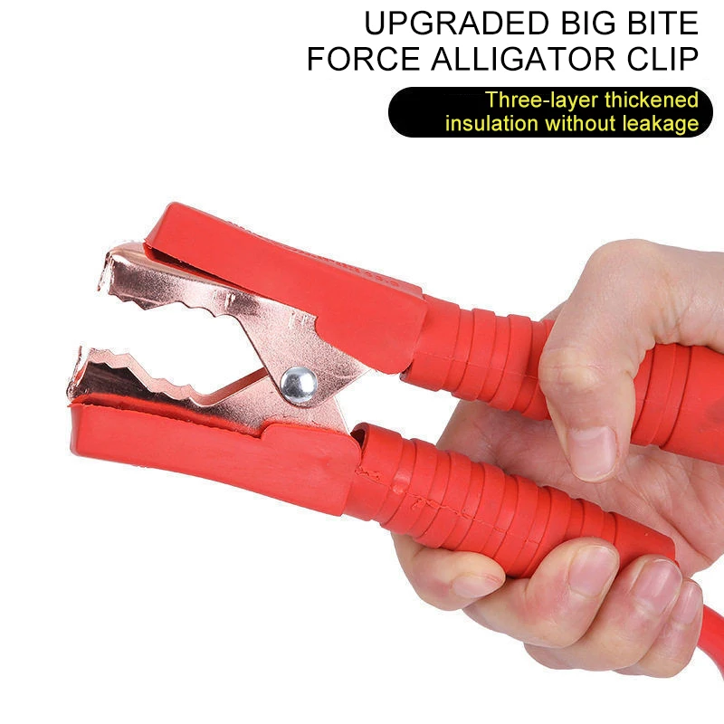 

4m 2000a Car With Firewire Battery Cable Battery Clip Connection Cable Car Battery Jumper Line Emergency Power Start Cable