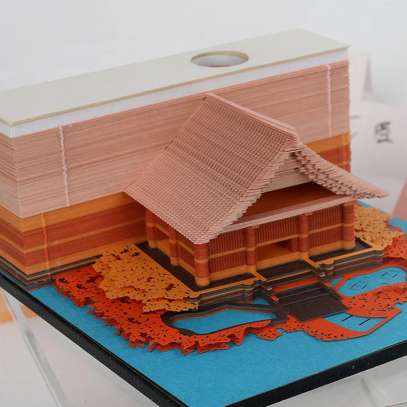 Рекламная художественная бумага лазерная резка 133 слоев удивительный дом 3D