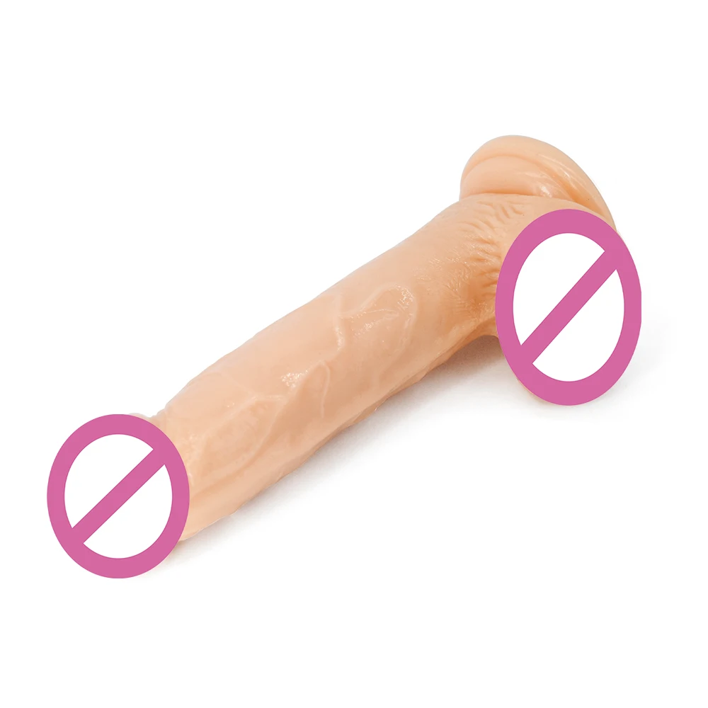 Реалистичный мягкий Желейный фаллоимитатор Анальная пробка пенис сильная