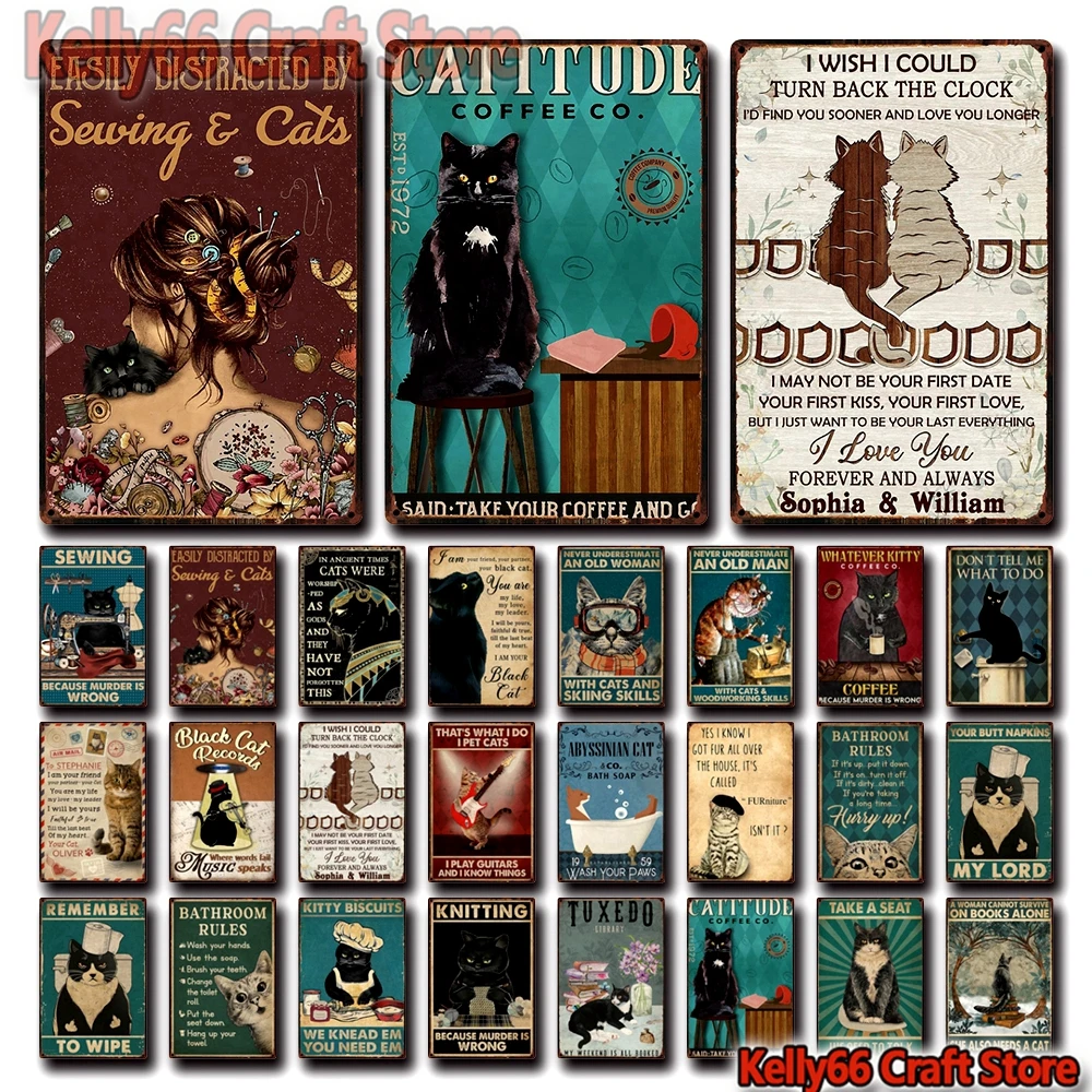 [Kelly66] мыло для ванны домашних животных кота мой Властелин для чистки красивый жестяной Плакат Металлический Знак Домашний Паб Бар Декор картина 20*30 см размер Dy212