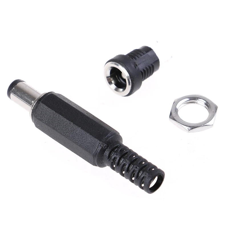 1 пара Высокое качество Женский штекер + гнездо адаптер Dc блок питания Панель