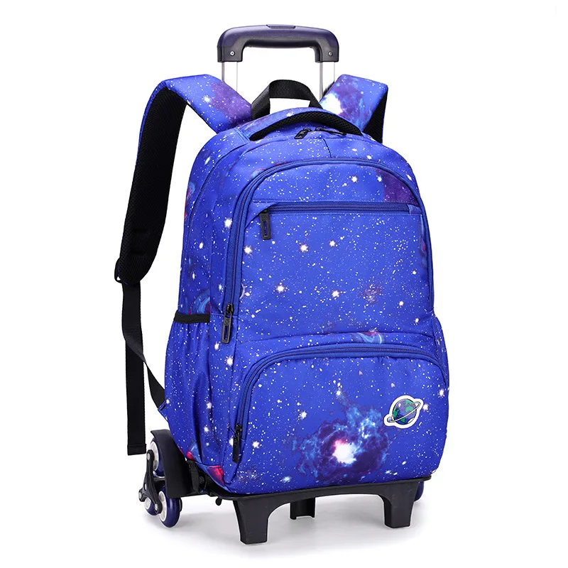 Trolley Children School Bags Mochila Kids Backpacks With Wheel Trolley Luggage For Girls Boys backpack Escolar Backbag Schoolbag