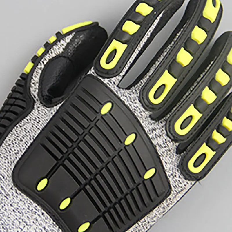 Outdoor Anti-collision Rescue Mechanical Gloves Non-slip Wear-resistant Oil Proof Shockproof Hand Protection Safety Work | Спорт и