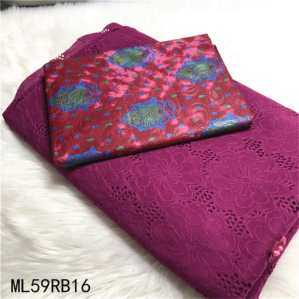 2020 красивая африканская кружевная ткань getzner розово-красная базиновая вышивка +