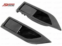 2011-2013 DRY CARBON FIBER DOOR OPENER DOOR INSIDE HANDLE 1 PAIRS REPLACEMENT FOR 458 ITALIA AND SPIDERJSKFR5811059
