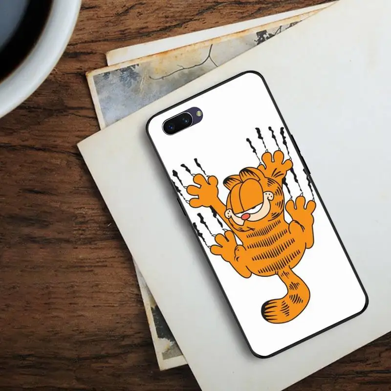 

Famous Orange Cat Phone Case Phone Case Fundas for OPPO Realme C3 6 5 Pro X2 XT K5 A71 A9 A5 2020 A73 A1K Cover