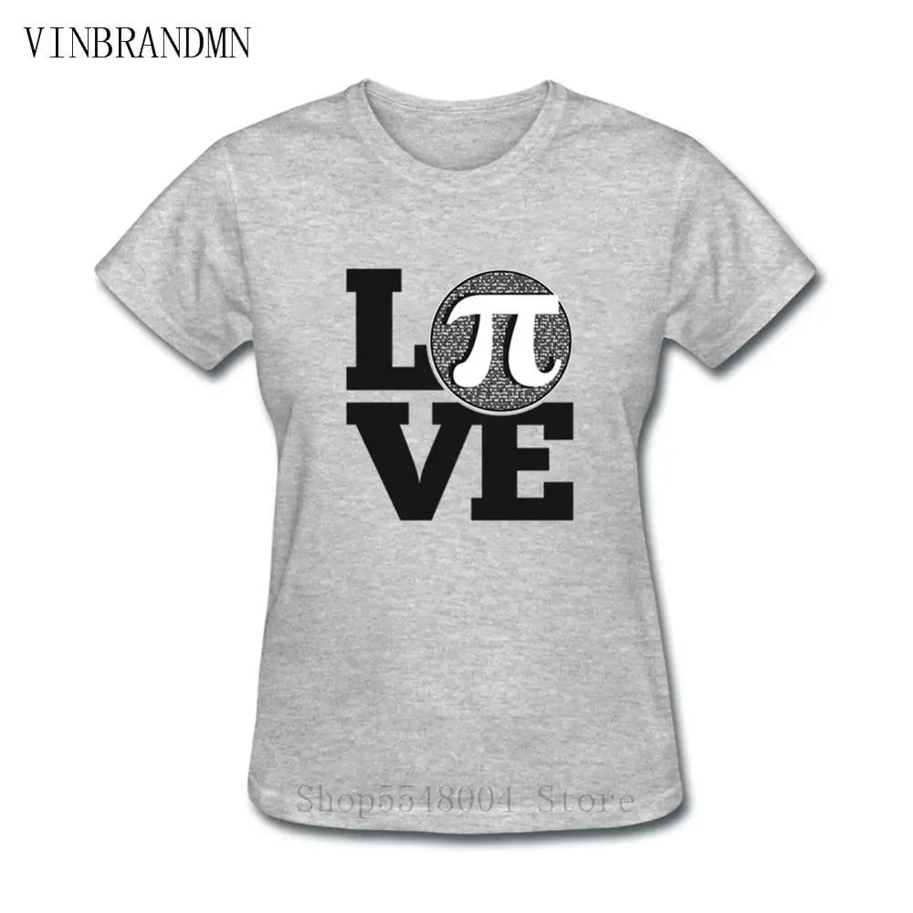 Женская футболка с коротким рукавом Pi Math Повседневная 3D-принтом Geek Style Number